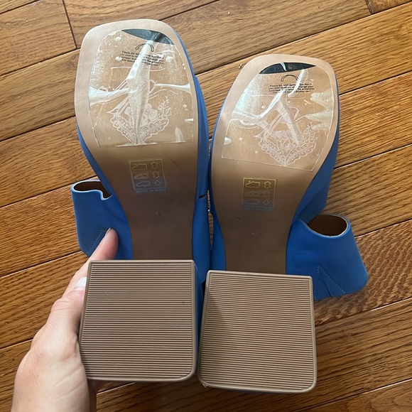 Free People Love Is Everywhere Platform Leather Sandal Heels - Picture 4 of 7